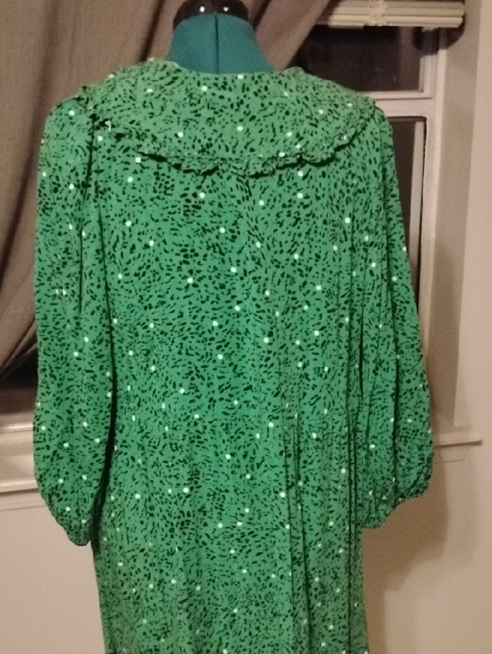 Who What Wear -Green Printed Dress- Size XXL - Picture 12 of 16